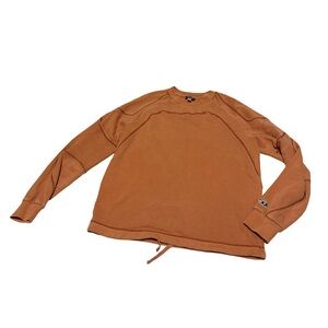 Diesel Orange/Rust Crewneck Sweatshirt Medium Designer Casual Pullover